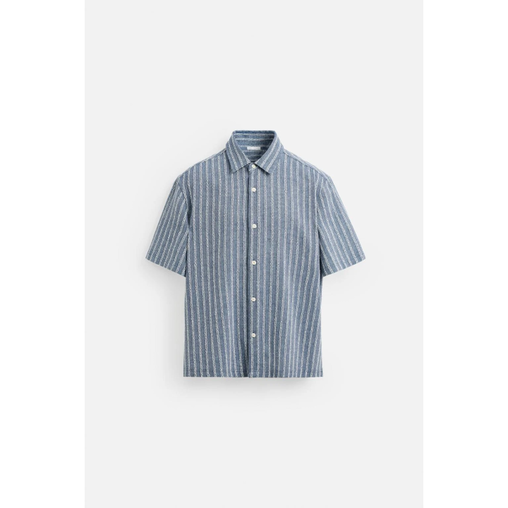 ЖАККАРДОВАЯ РУБАШКА В ПОЛОСКУ