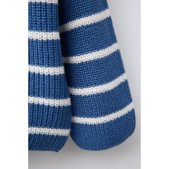 ВЯЗАНЫЙ ДЖЕМПЕР В ПОЛОСКУ