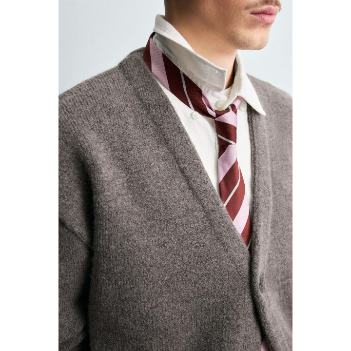 ГАЛСТУК 100% ШЕЛК В ПОЛОСКУ