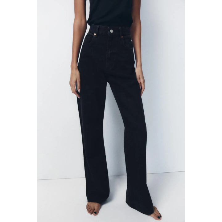 ДЖИНСЫ С ВЫСОКОЙ ПОСАДКОЙ TRF WIDE LEG