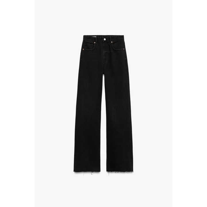 ДЖИНСЫ С ВЫСОКОЙ ПОСАДКОЙ TRF WIDE LEG