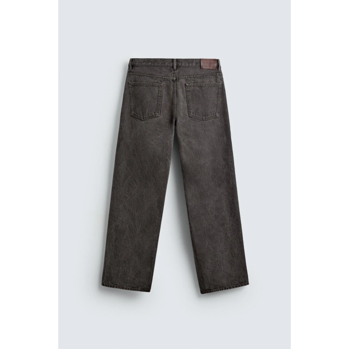 ДЖИНСЫ STRAIGHT FIT С ЭФФЕКТОМ ПОТЕРТОСТИ