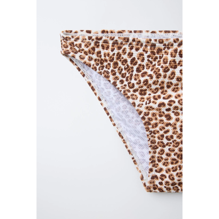 Бикини с животным принтом с вырезом для девочек от 6 до 14 лет