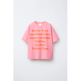 ФУТБОЛКА С ТЕКСТОВЫМ ПРИНТОМ