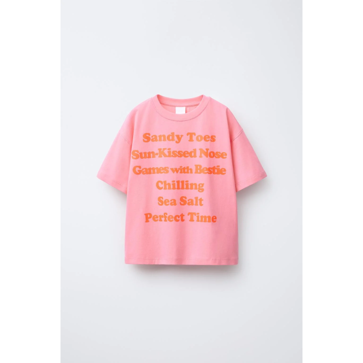 ФУТБОЛКА С ТЕКСТОВЫМ ПРИНТОМ