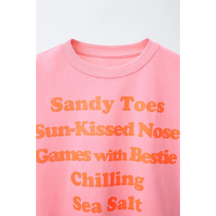 ФУТБОЛКА С ТЕКСТОВЫМ ПРИНТОМ