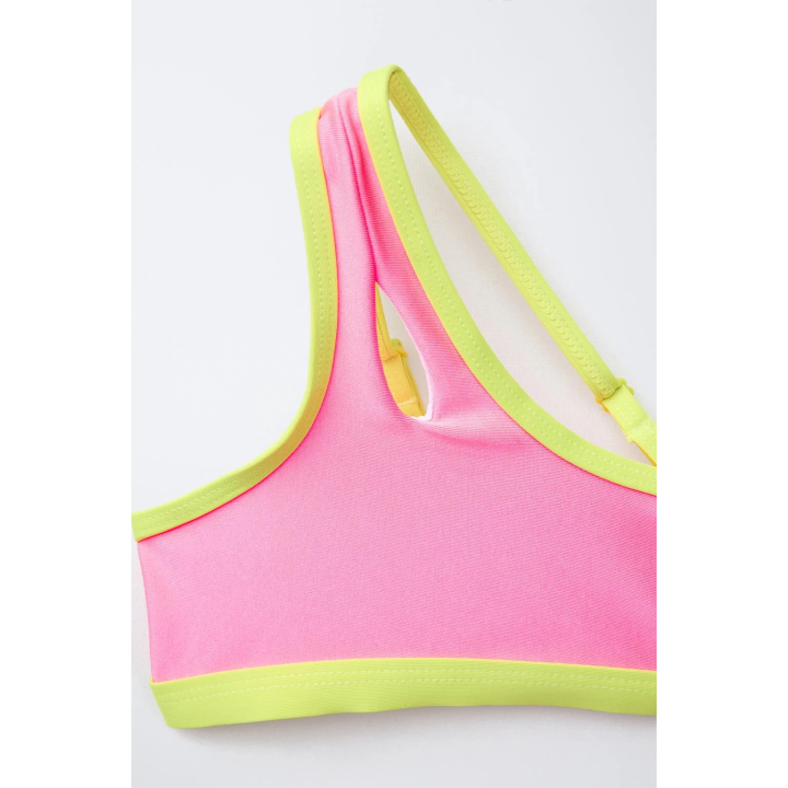 Двухчастный купальник 6-14 лет с яркими отделками