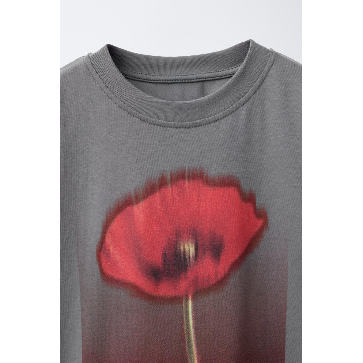 ФУТБОЛКА С ПРИНТОМ «МАКИ»