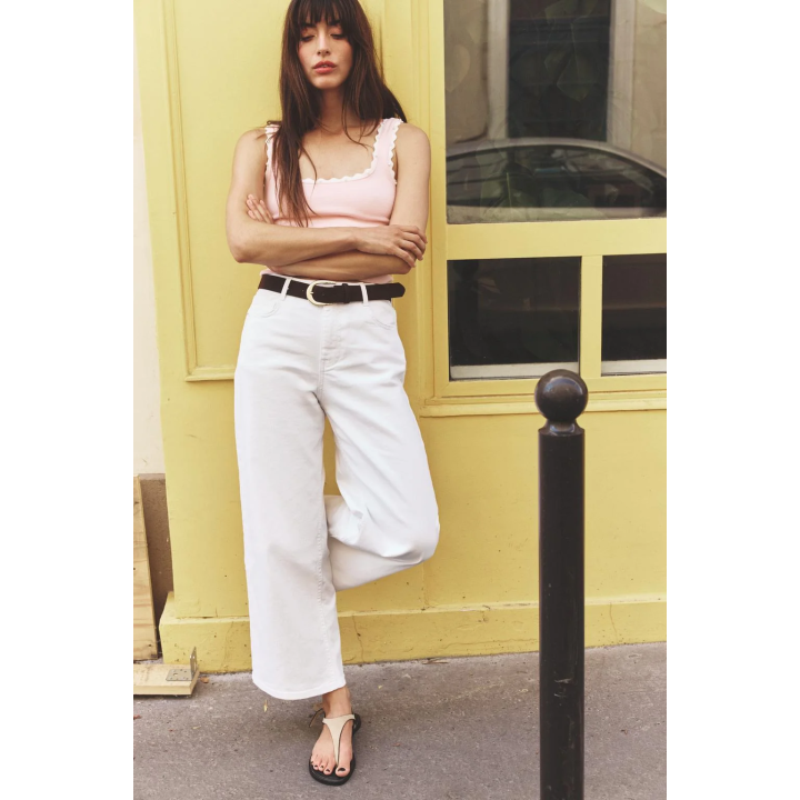 ЭЛАСТИЧНЫЙ ТОП С ЖЕМЧУГОМ