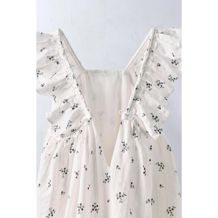 Платье с блеском и цветочным узором - лимитированное издание