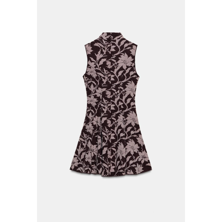 КОРОТКОЕ ПЛАТЬЕ ИЗ ЖАККАРДА