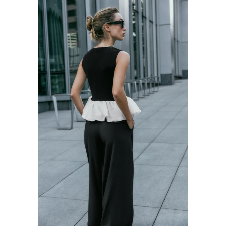 Топ с контрастным растяжением