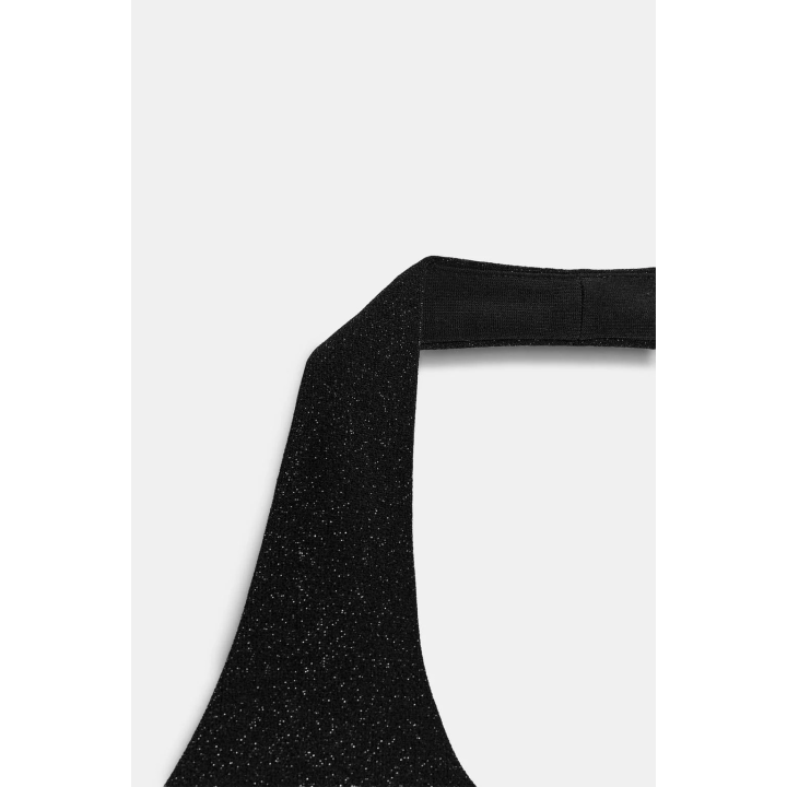 ЭЛАСТИЧНЫЙ ТОП ХАЛТЕР С БЛЕСКОМ