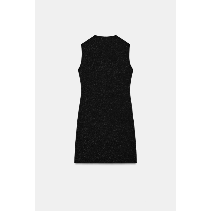 КОРОТКОЕ ЭЛАСТИЧНОЕ ПЛАТЬЕ С БЛЁСТКАМИ