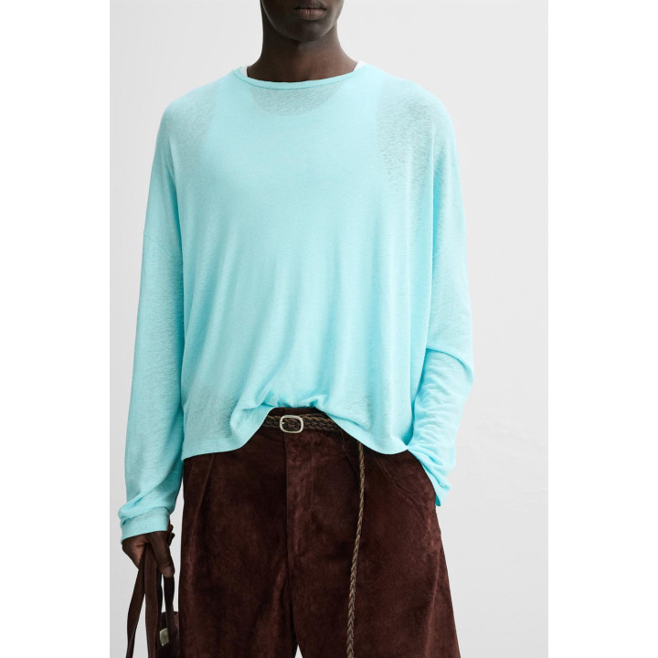 ФУТБОЛКА ИЗ ВИСКОЗЫ И ЛЬНА