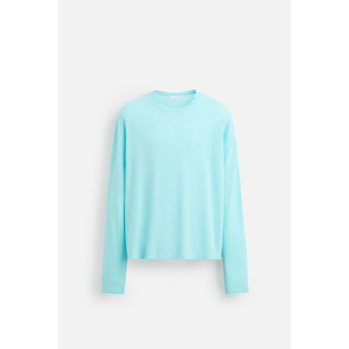 ФУТБОЛКА ИЗ ВИСКОЗЫ И ЛЬНА