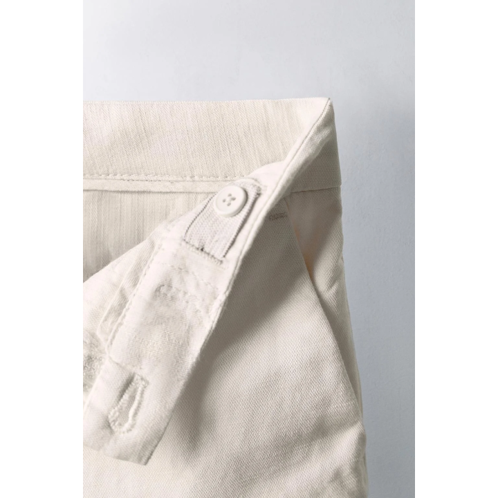 Бермуды из льняно-хлопковой смеси limited edition