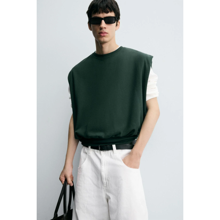 ЖИЛЕТ ИЗ ИНТЕРЛОКА ПИКЕ