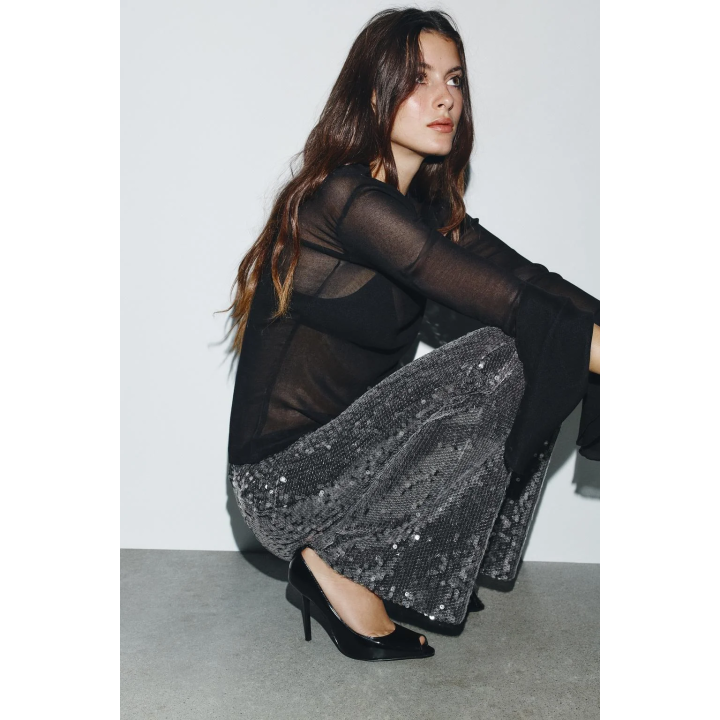 КОМБИНИРОВАННЫЙ ТОП С ВОЛАНАМИ