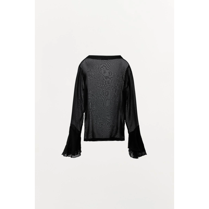 КОМБИНИРОВАННЫЙ ТОП С ВОЛАНАМИ