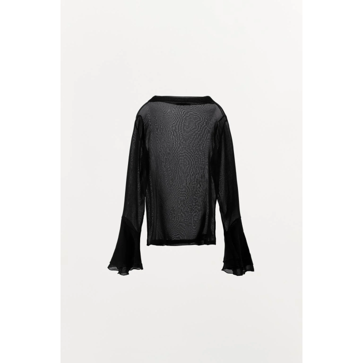 КОМБИНИРОВАННЫЙ ТОП С ВОЛАНАМИ