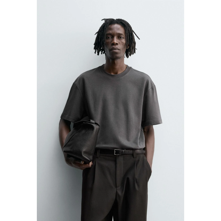 Футболка relaxed fit из интерлока