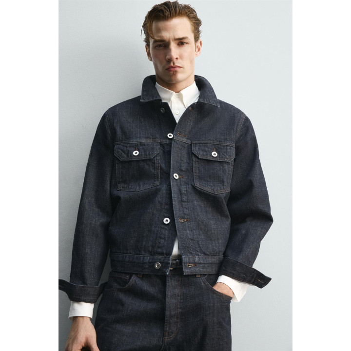 УКОРОЧЕННАЯ ДЖИНСОВАЯ КУРТКА — LIMITED EDITION