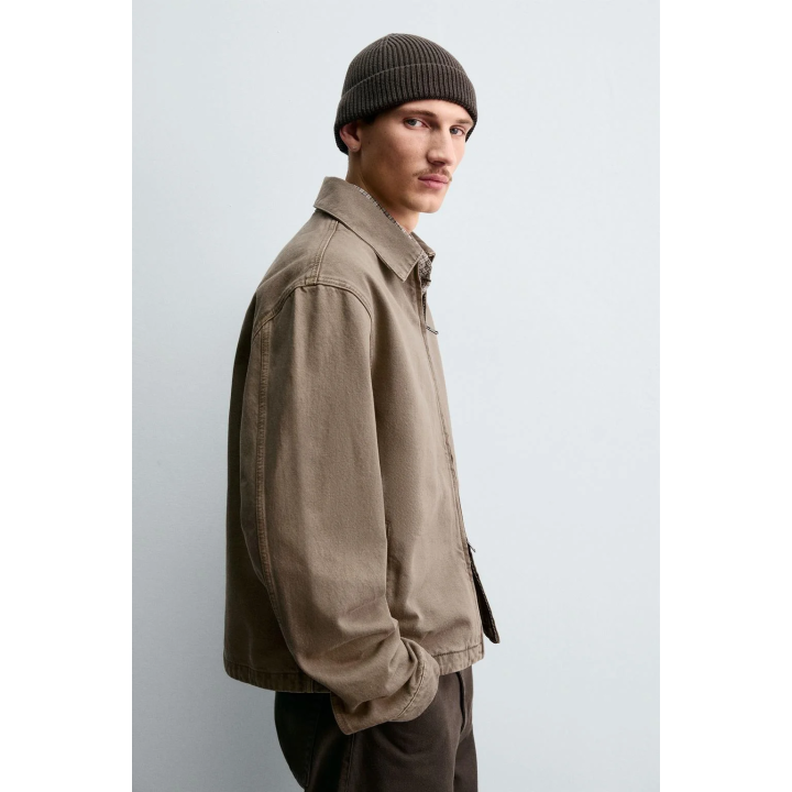 ДЖИНСОВАЯ КУРТКА НА МОЛНИИ