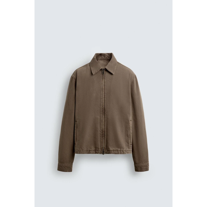 ДЖИНСОВАЯ КУРТКА НА МОЛНИИ