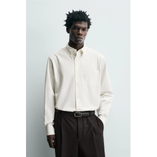 РУБАШКА КЛАССИЧЕСКОГО КРОЯ ИЗ РЕЛЬЕФНОЙ ТКАНИ ЛИМИТИРОВАННАЯ СЕРИЯ