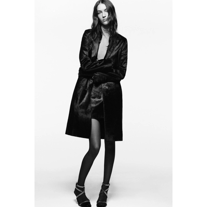 FITTED LEATHER SHEEPSKIN COAT LUDOVIC DE SAINT SERNIN x ZARA