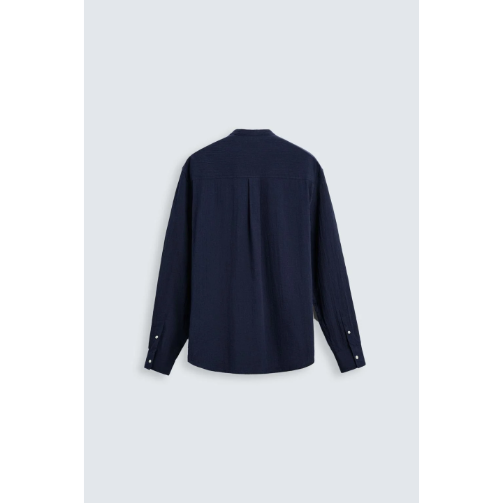 Рубашка с эффектом морщин