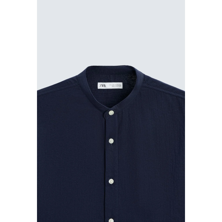 Рубашка с эффектом морщин