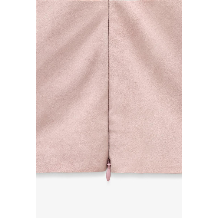 Топ из замши limited edition с драпировкой