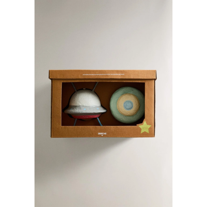 SET OF FLYING SAUCERS (SET OF 2)