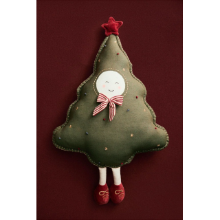 Детский подушка-елочка на рождество