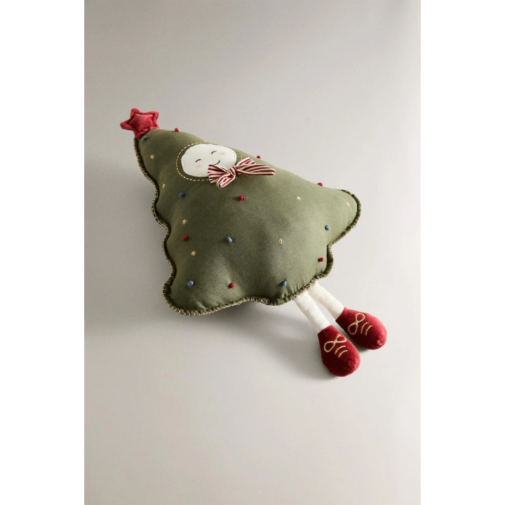 Детский подушка-елочка на рождество