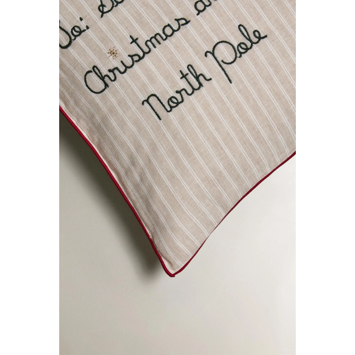 Детский чехол подушки с рождественским письмом