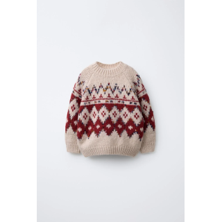 Джемпер с жаккардовым узором