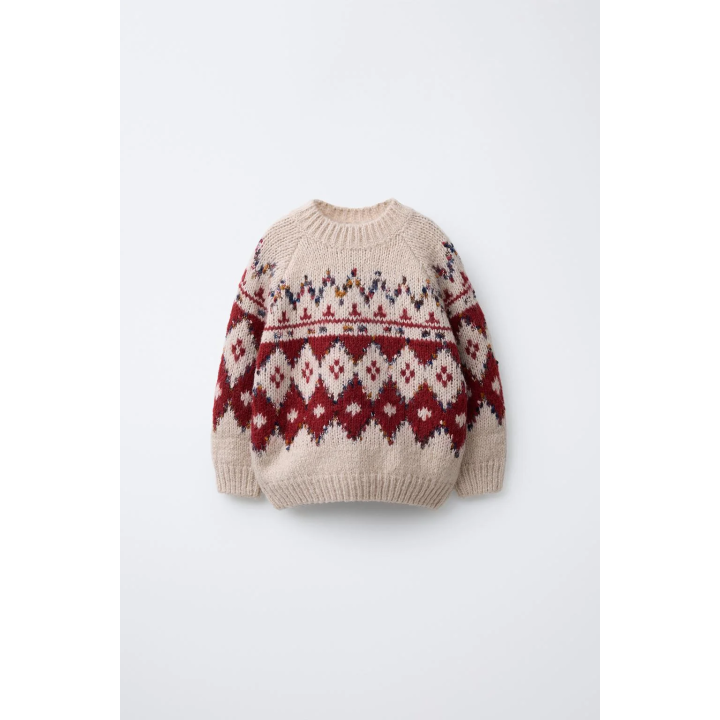 Джемпер с жаккардовым узором