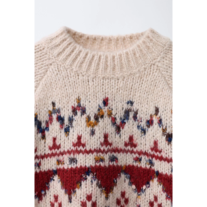 Джемпер с жаккардовым узором