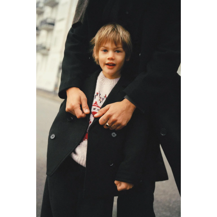 Джемпер с жаккардовым узором