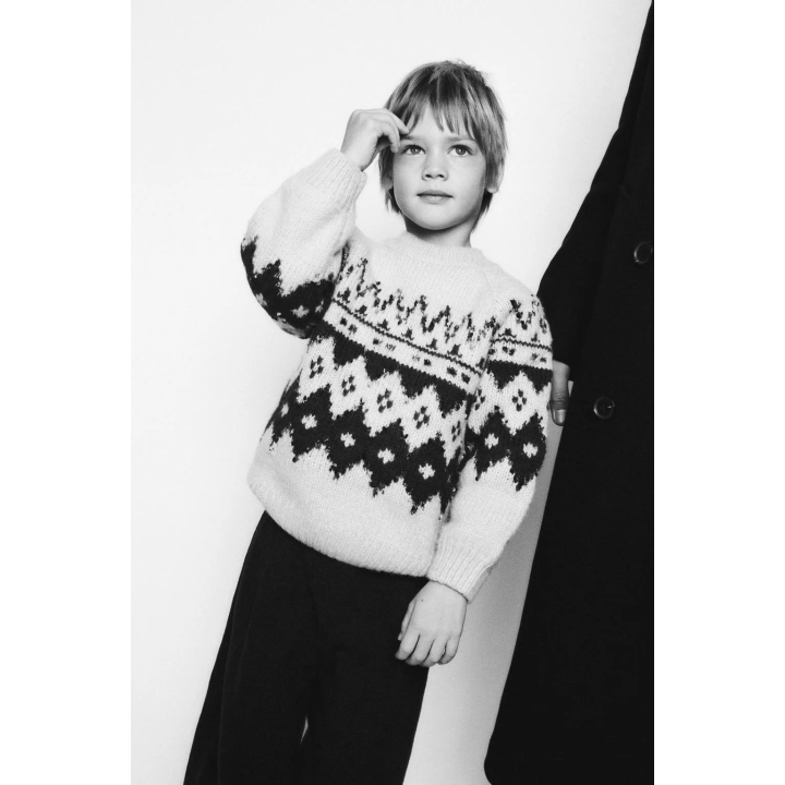 Джемпер с жаккардовым узором