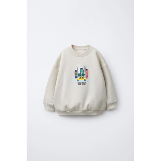 Свитшот с принтом нью-йорка