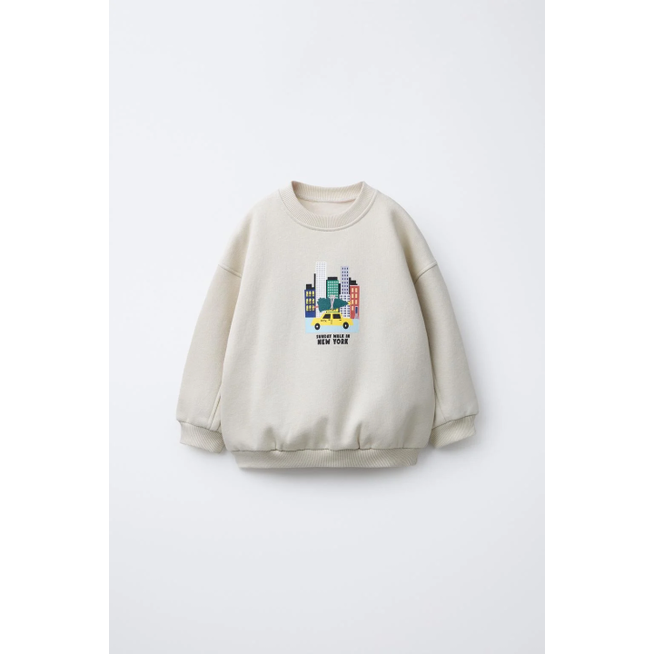 Свитшот с принтом нью-йорка