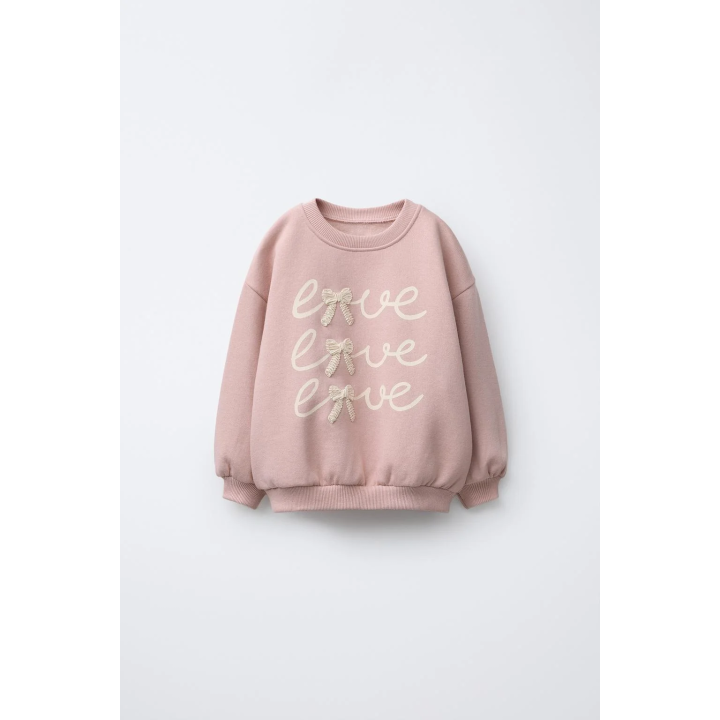 ТОЛСТОВКА С ВЫШИТЫМИ БАНТАМИ