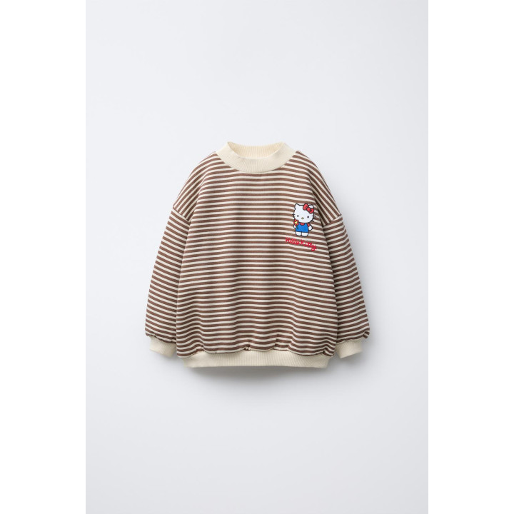 Свитшот в полоску с hello kitty © sanrio