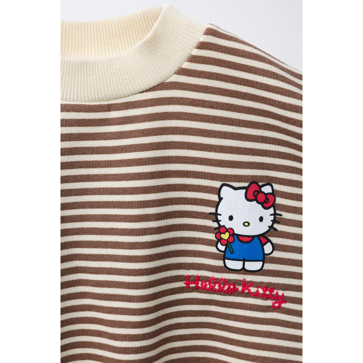 Свитшот в полоску с hello kitty © sanrio