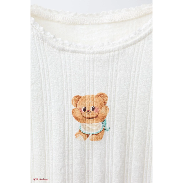 Футболка butterbear © с кружевом