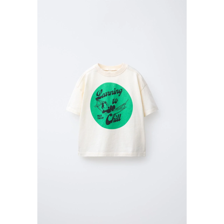 Футболка с принтом феликс кот ©